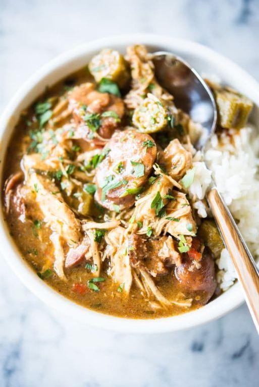 Gluten Free Chicken and Sausage Gumbo