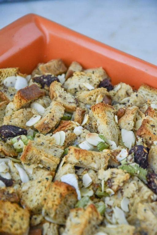 Gluten Free Stuffing with Apricots and Almonds