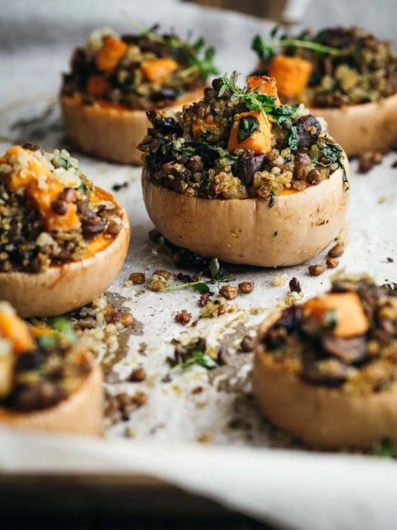 Gluten Free Stuffing with Butternut Squash