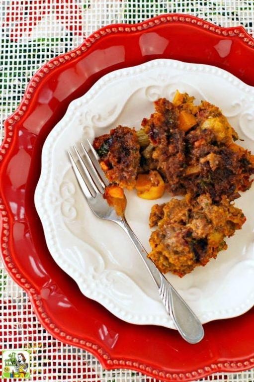 Gluten Free Stuffing with Chorizo and Peppers