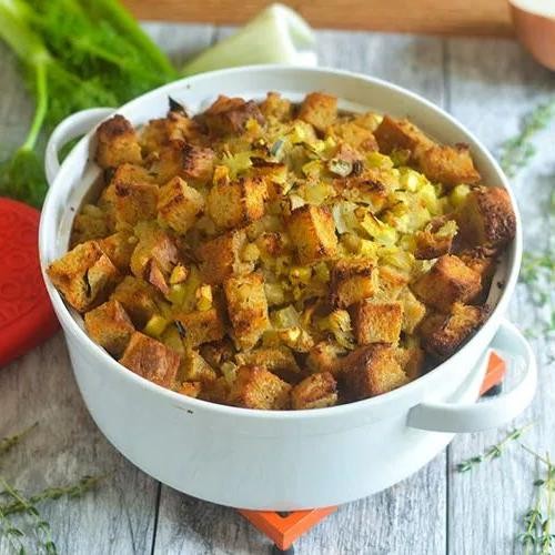 Gluten Free Stuffing with Fennel and Orange