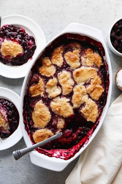 Gluten-Free Blackberry Cobbler