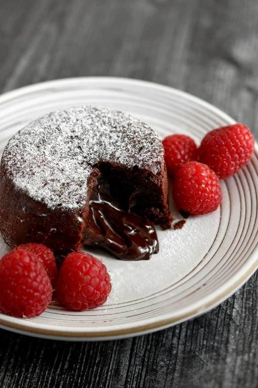 Gluten-Free Chocolate Lava Cake with Almond Flour