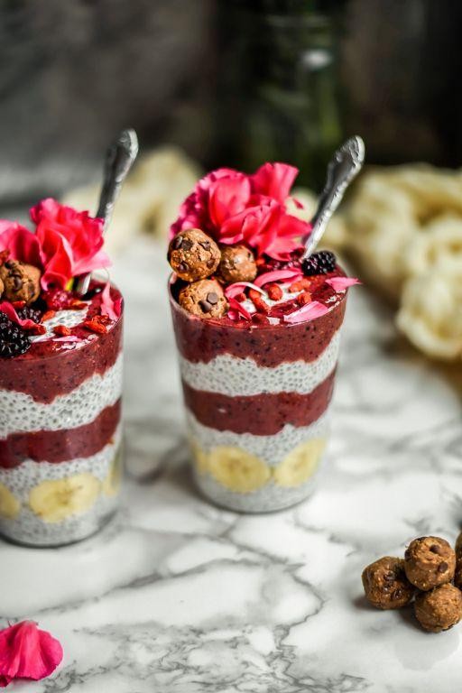 Goji Berry and Chia Seed Pudding