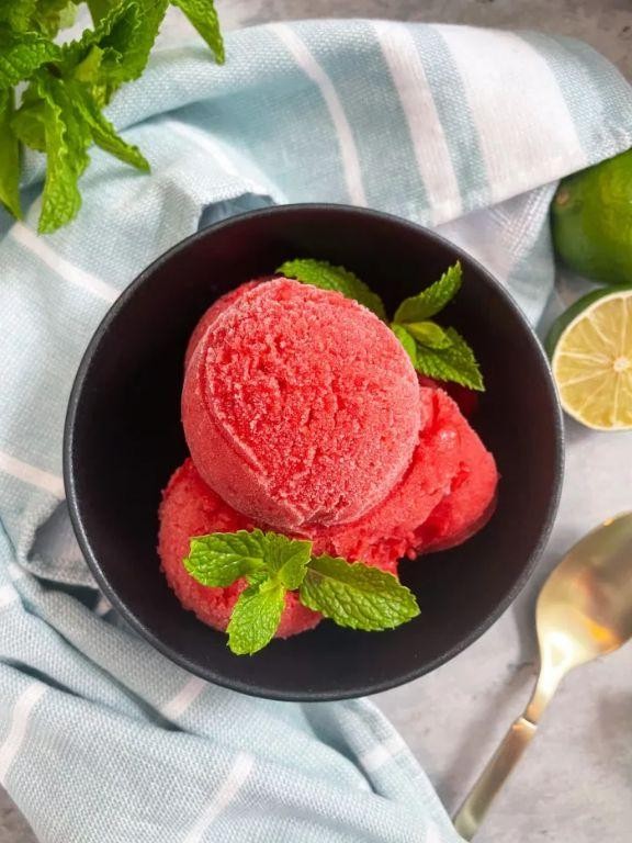 Goji Berry and Lime Sorbet