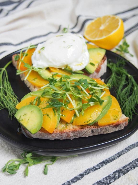Golden Beet and Avocado Toast