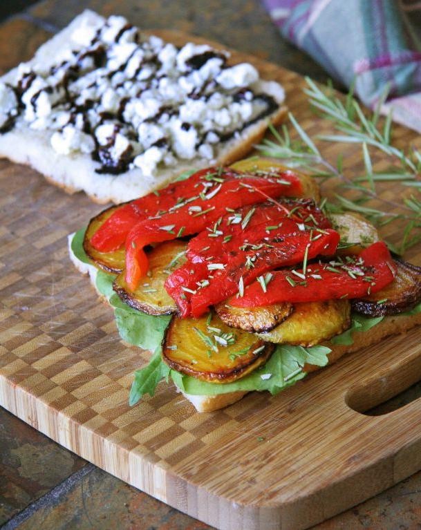 Golden Beet and Rosemary Focaccia