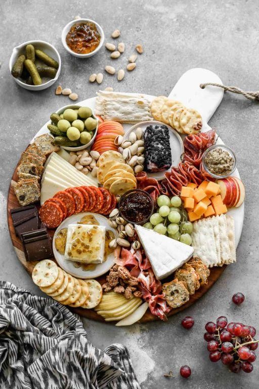 Gourmet Cheese and Charcuterie Board