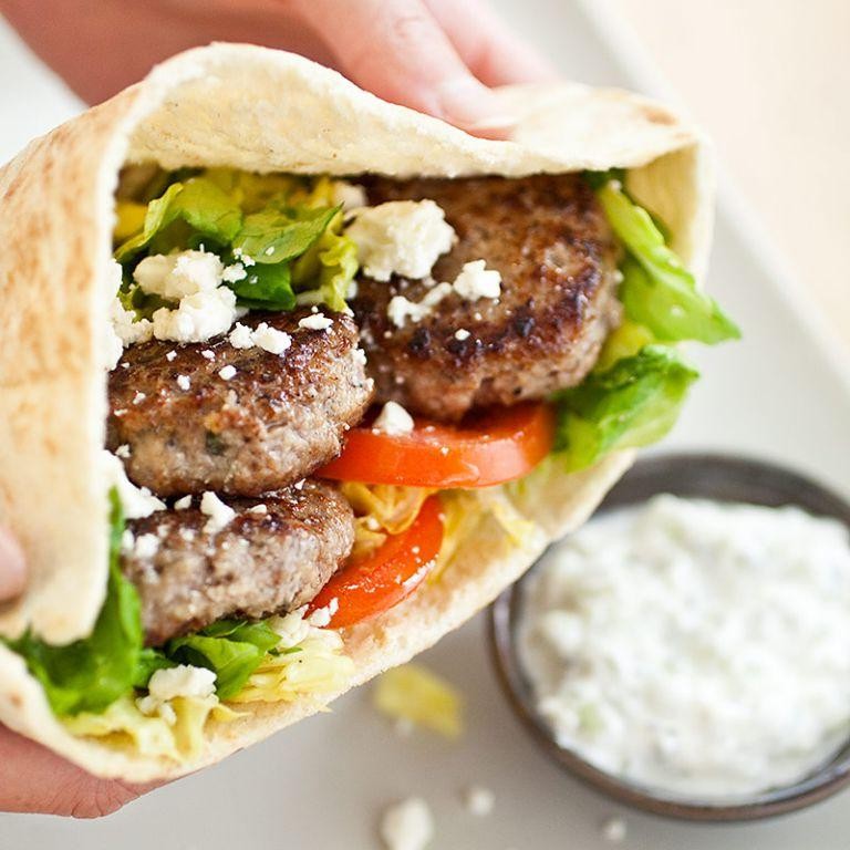 Greek Lamb Gyros with Homemade Pita Bread
