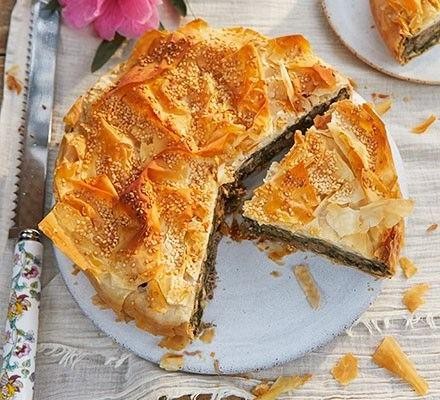 Greek Lamb and Spinach Pie (Spanakopita with Lamb)