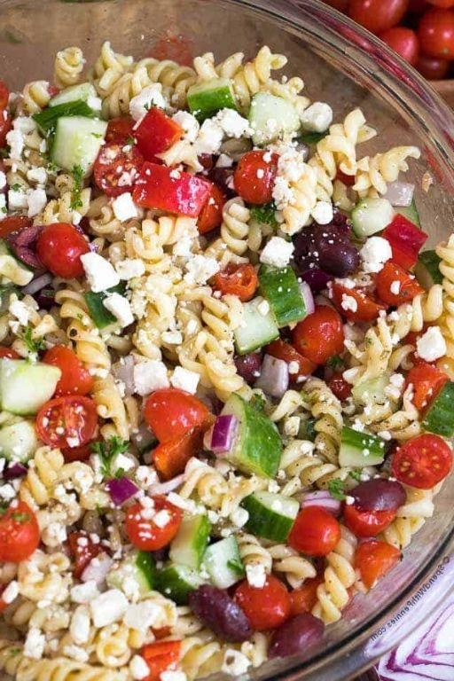 Greek Macaroni Salad