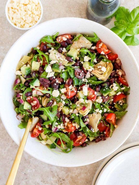 Greek Style Black Bean Salad