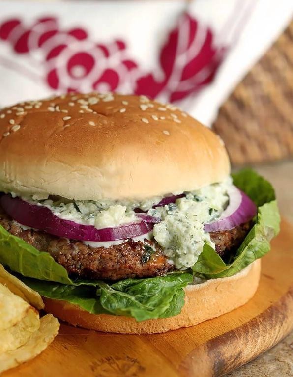Greek Style Veggie Burger