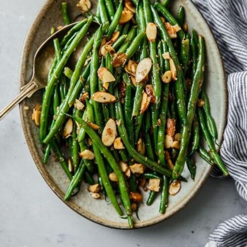 Green Bean and Almond Muffins