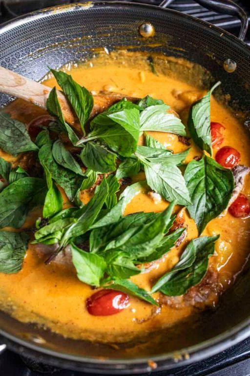 Green Curry Duck with Pineapple