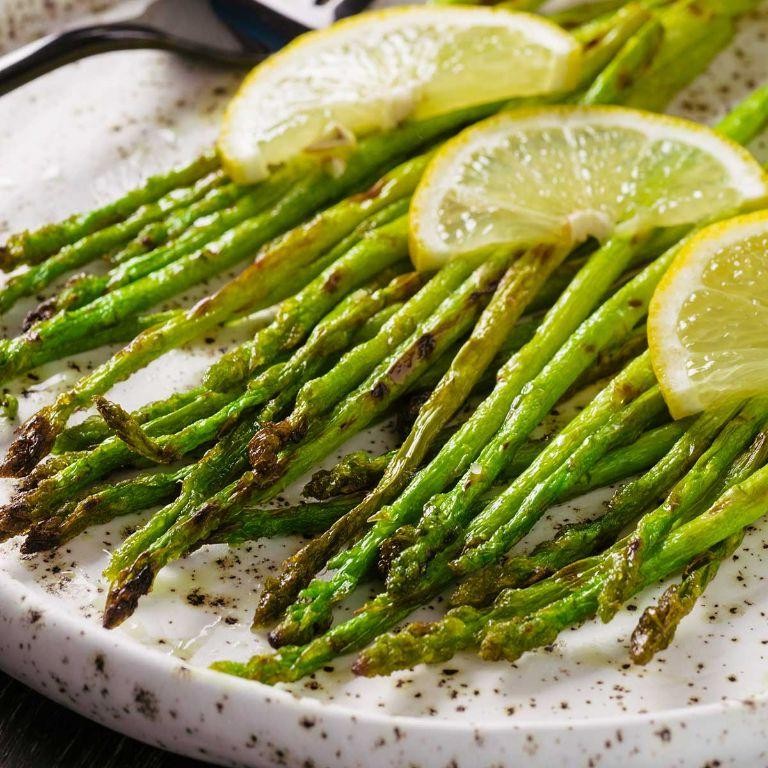 Grilled Asparagus with Lemon Butter