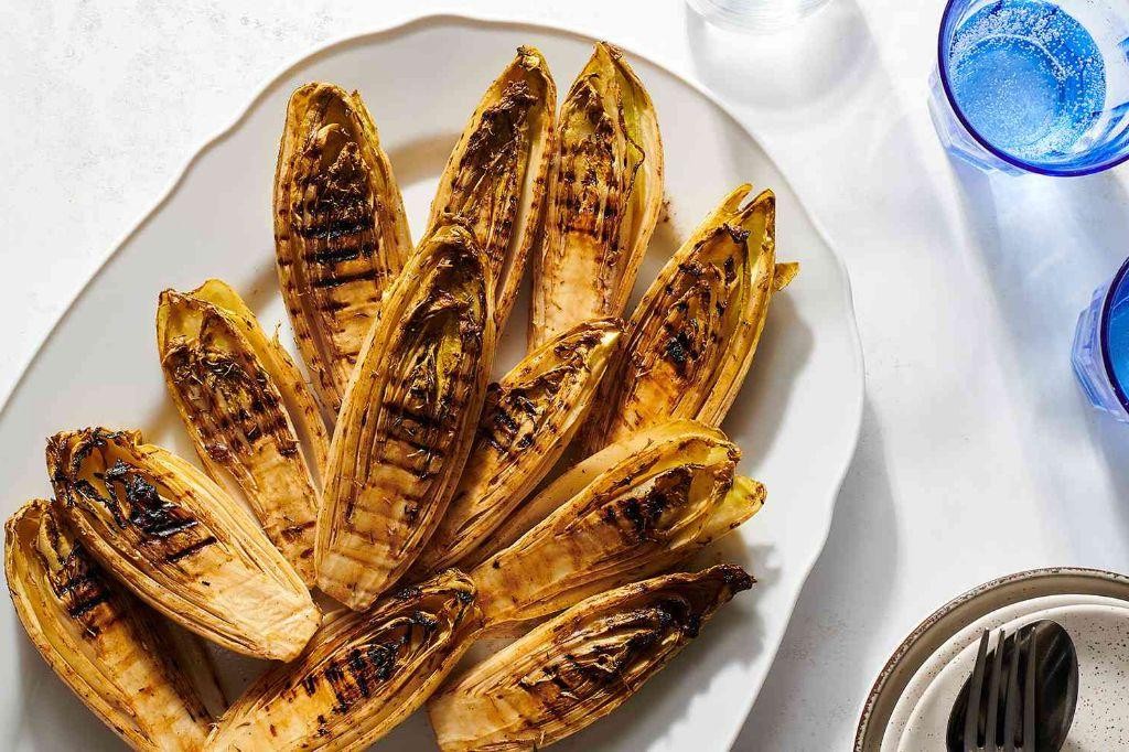 Grilled Belgian Endive with Balsamic Glaze