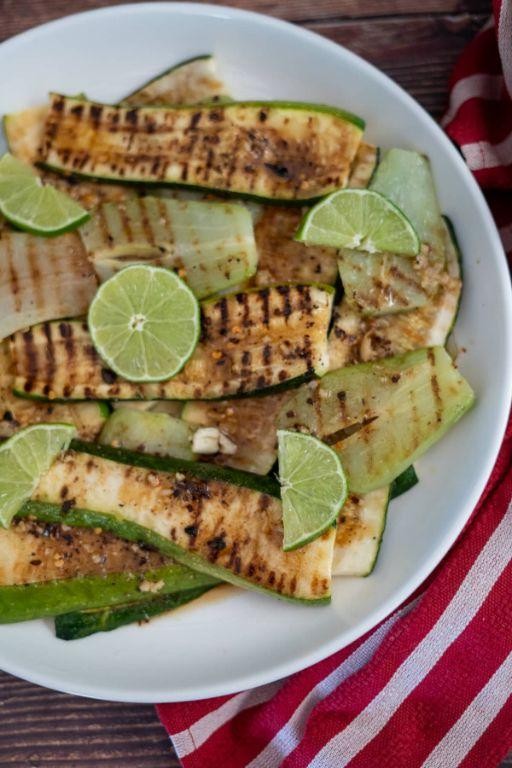 Grilled Chayote with Chili Flakes
