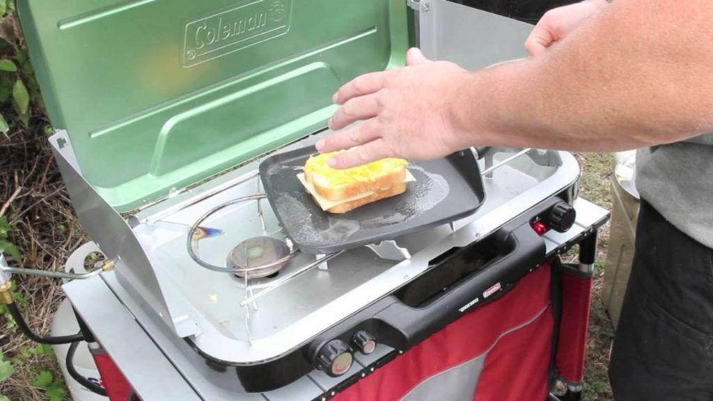 Grilled Cheese on a Camp Stove