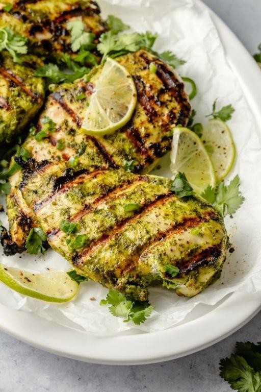 Grilled Chicken with Jalapeno Lime Marinade