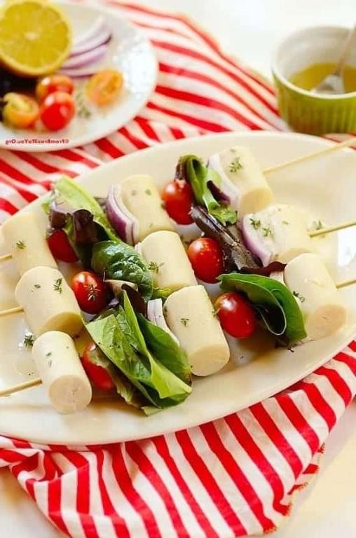 Grilled Hearts of Palm Skewers