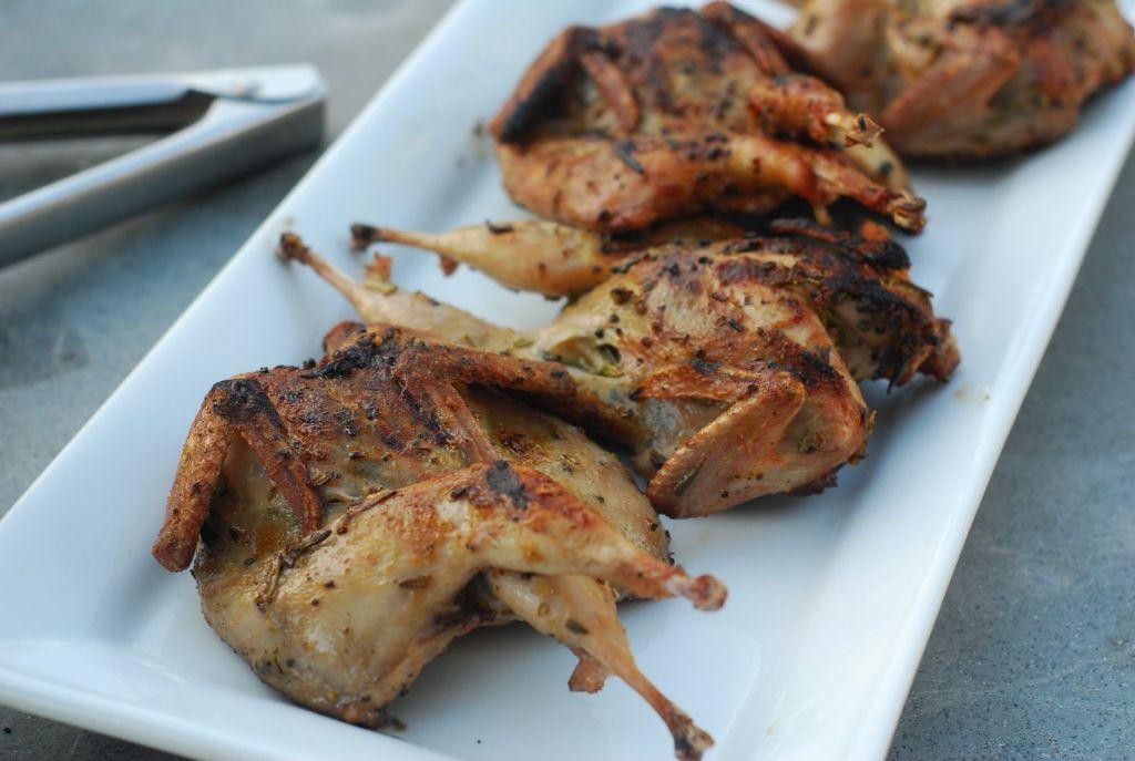 Grilled Quail with Rosemary and Garlic