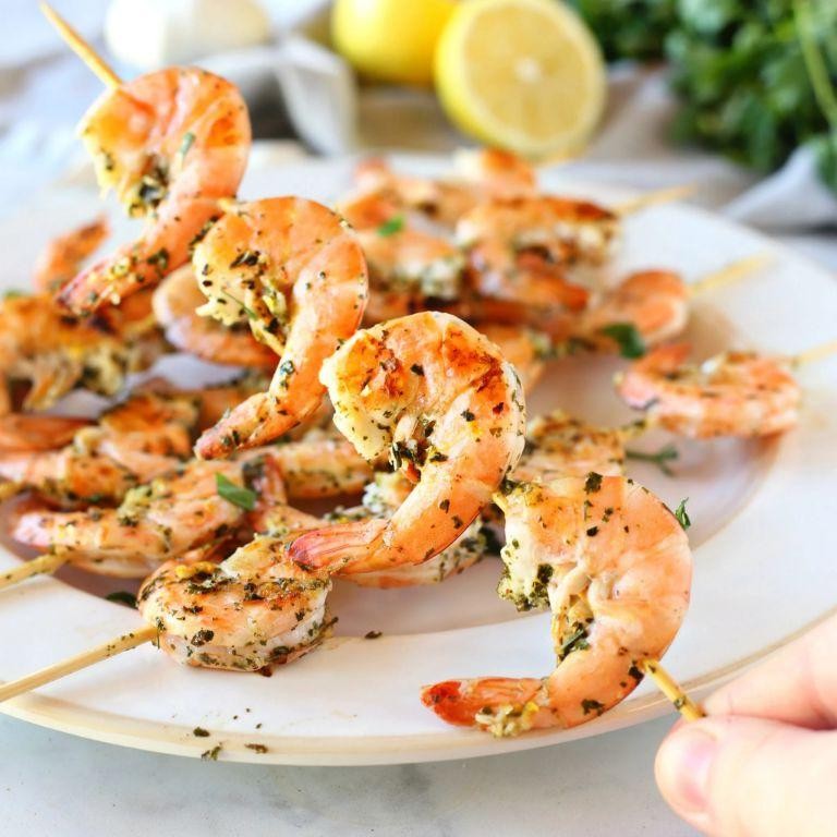 Grilled Shrimp with Lemon