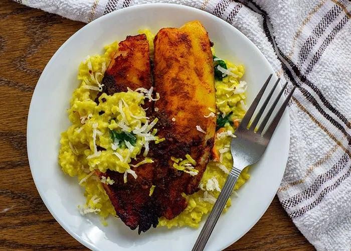 Grilled Tilapia with Coconut Rice