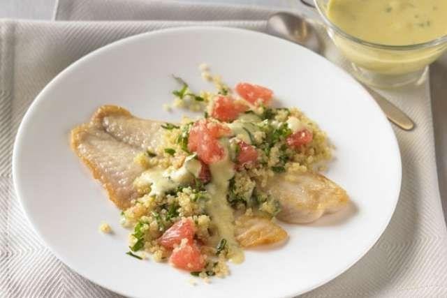 Grilled Tilapia with Quinoa and Kale