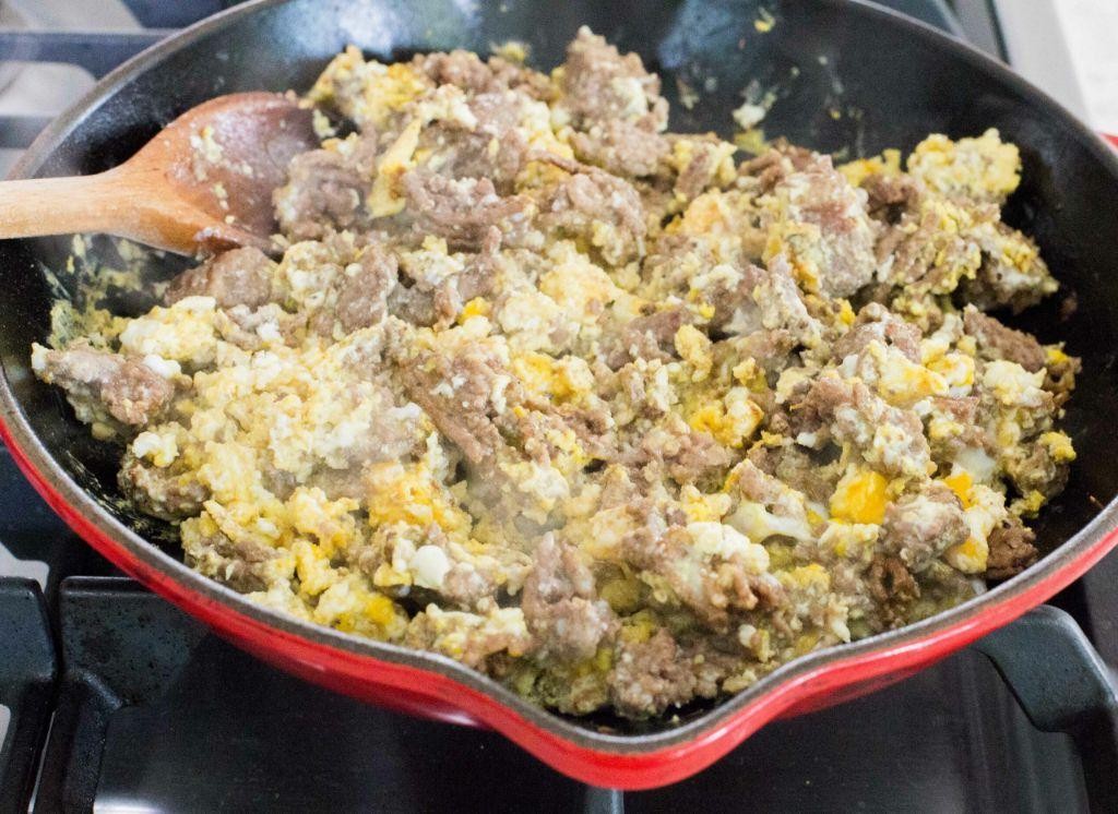 Ground Beef and Egg Scramble