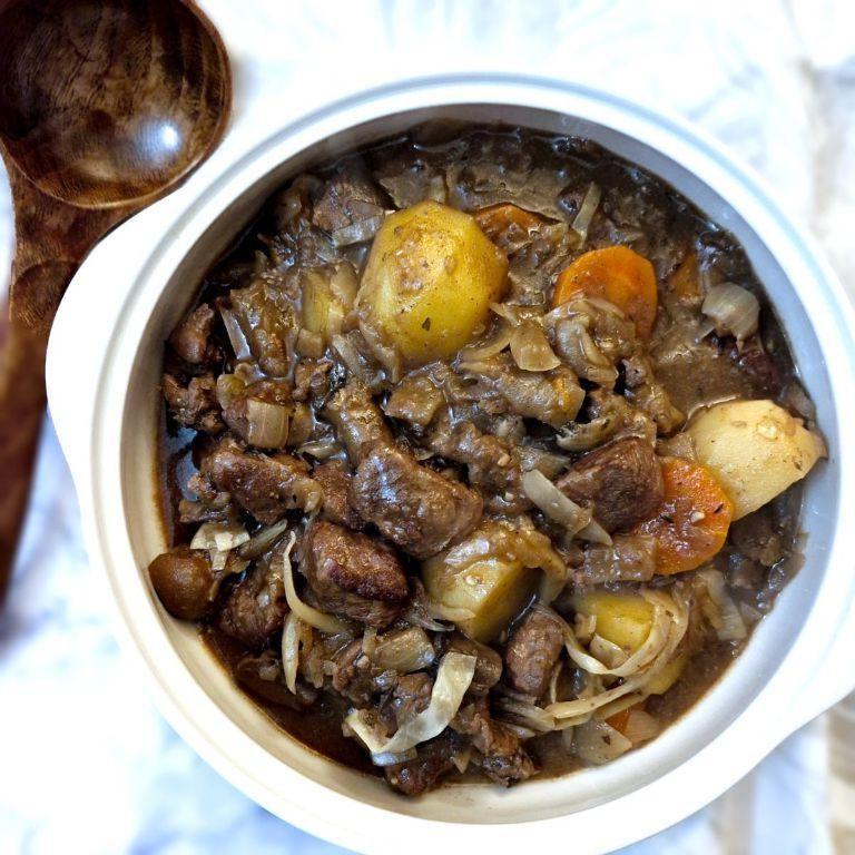 Ground Beef and Kidney Stew
