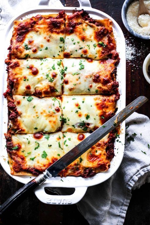Ground Beef and Spinach Lasagna