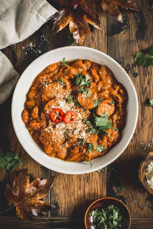 Ground Chicken Sausage and Pumpkin Chili