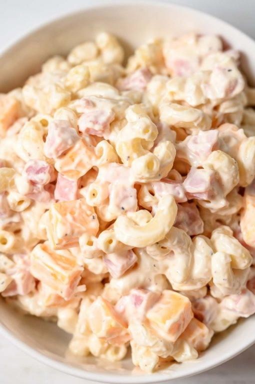 Ground Ham and Macaroni Salad