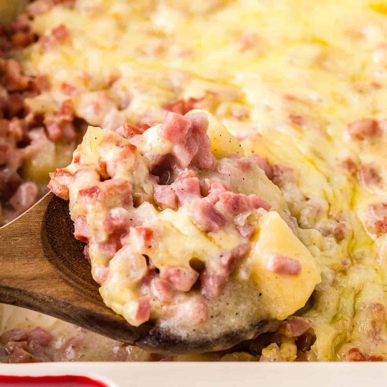 Ground Ham and Potato Casserole