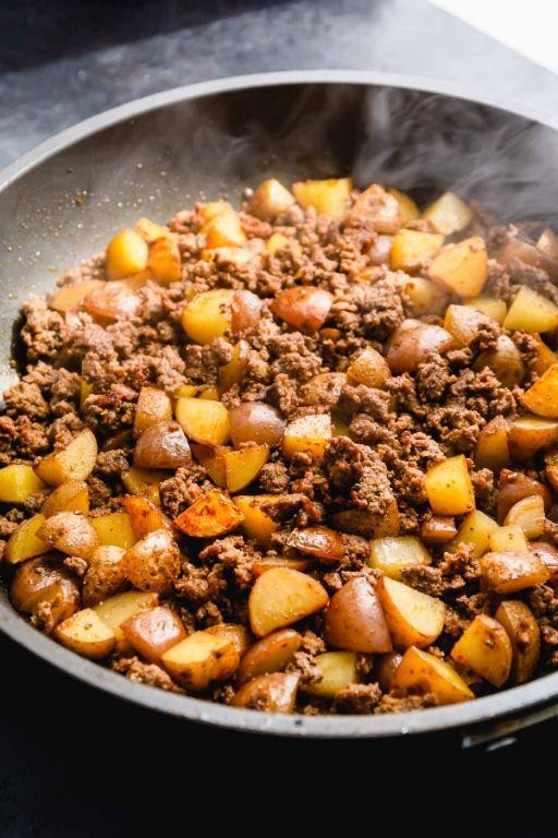 Ground Sirloin and Potato Hash