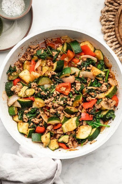 Ground Turkey Zucchini Hash