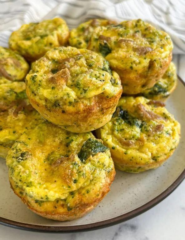 Ground Turkey Zucchini Muffins