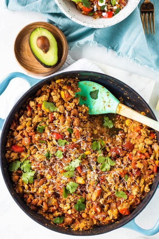Ground Turkey and Quinoa Skillet