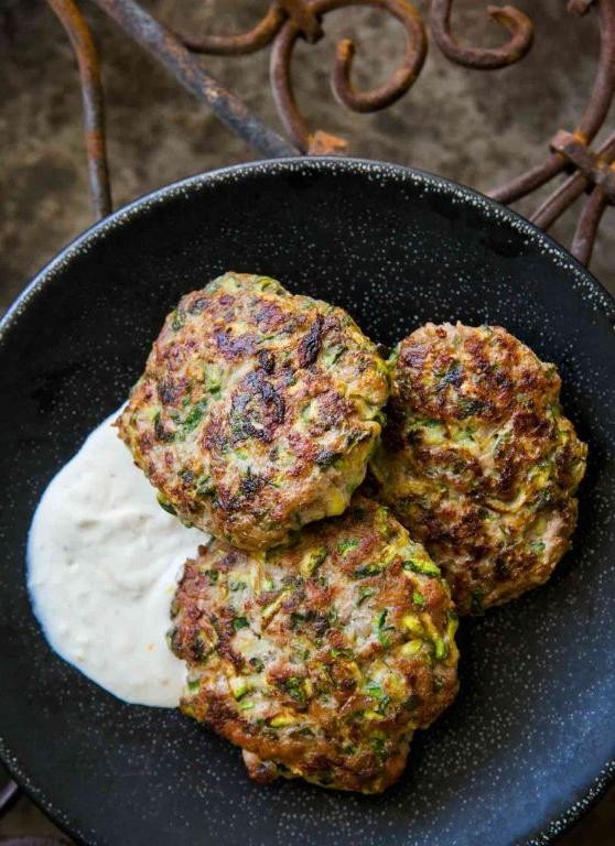 Ground Turkey and Zucchini Burgers