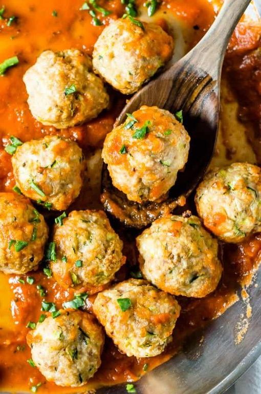 Ground Turkey and Zucchini Meatballs