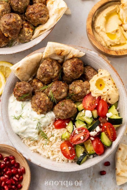 Gyro Meatballs with Tomato Sauce