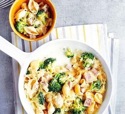 Ham and Broccoli Pasta