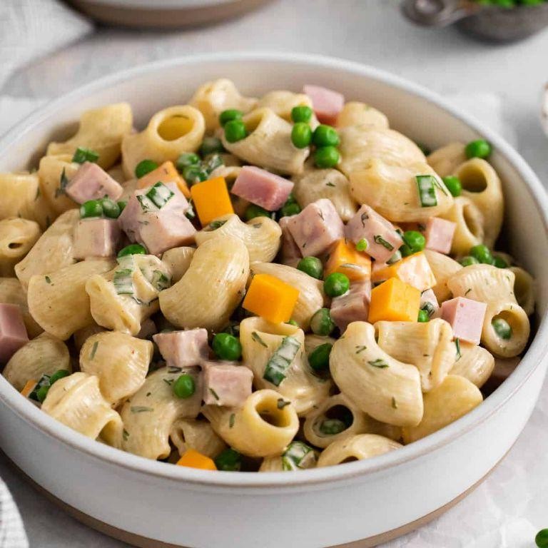 Ham and Pea Macaroni Salad