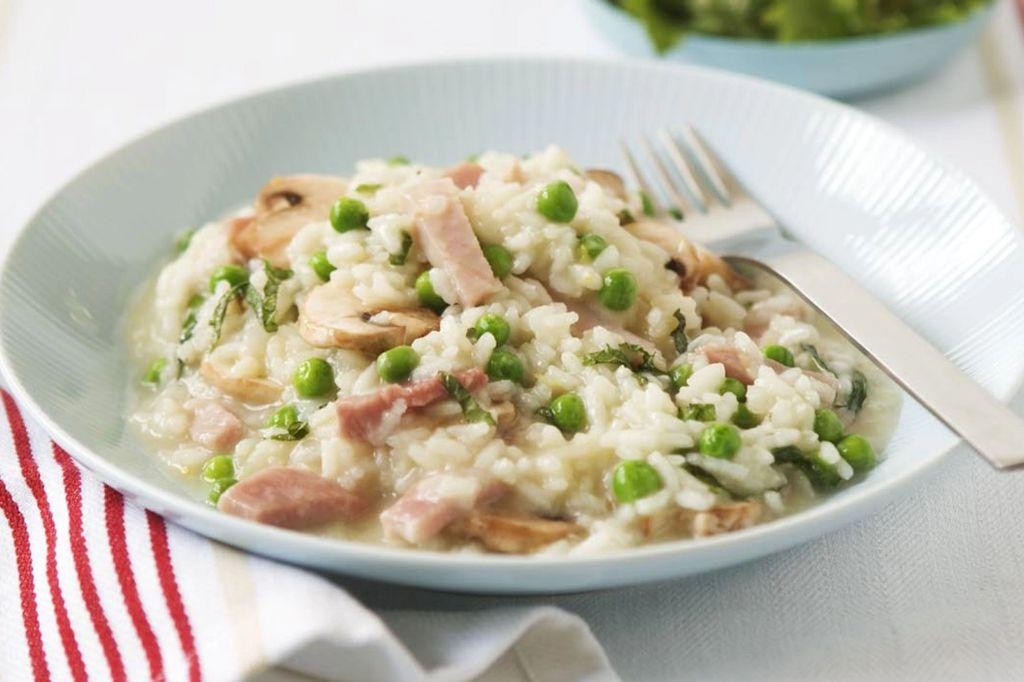 Ham and Pea Risotto