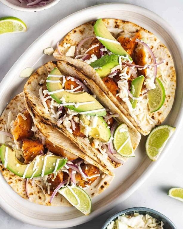 Healthy Air Fryer Fish Tacos