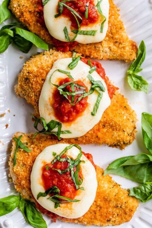 Healthy Baked Chicken Parmesan