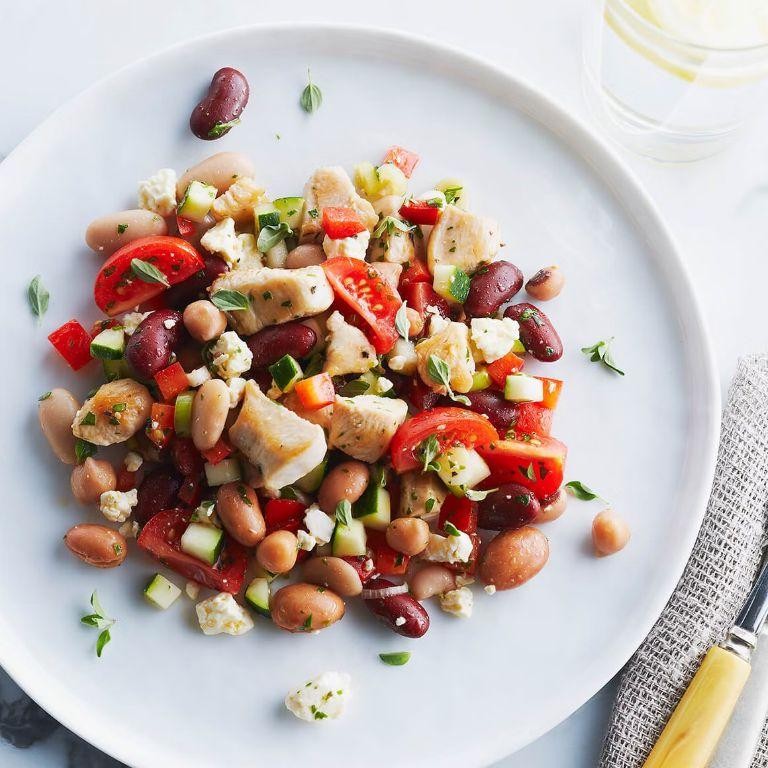 Healthy Chicken and Bean Salad