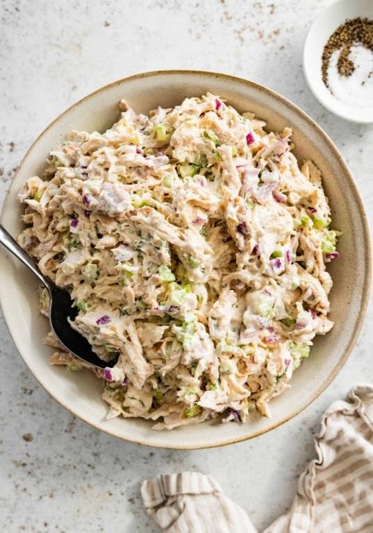 Healthy Chicken and Cottage Cheese Salad