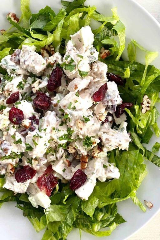 Healthy Cranberry Chicken Salad
